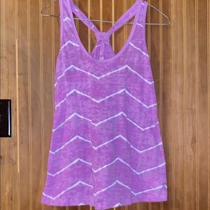 Purple Chevron Women's Tank Top